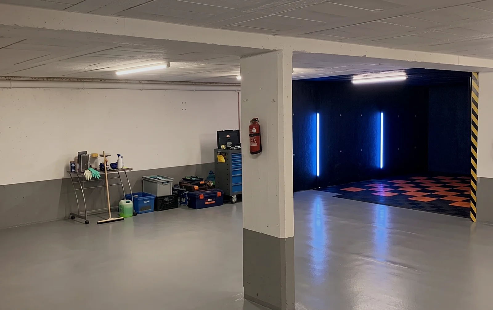 L'espace d'intervention de l'atelier à Villeurbanne